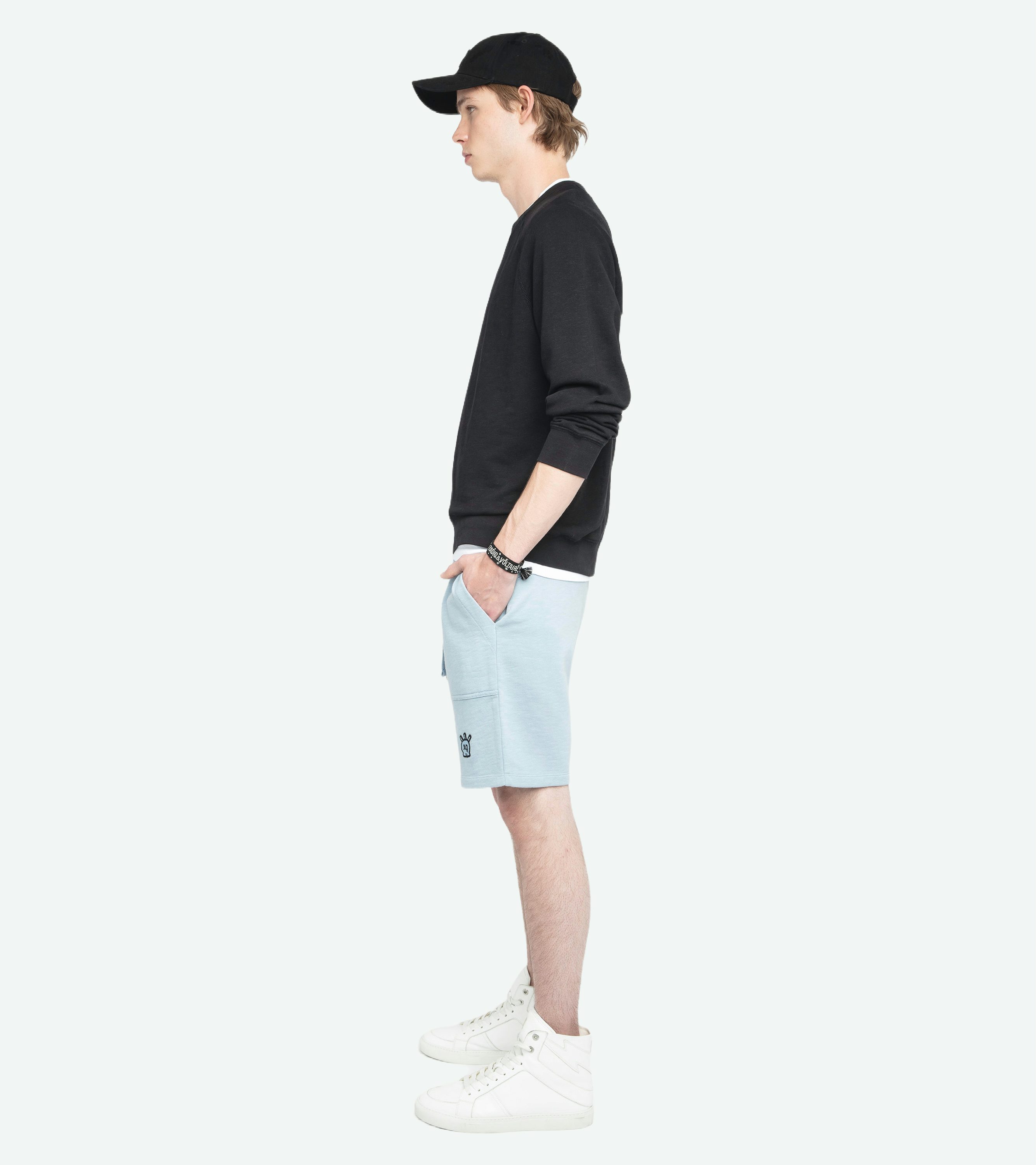 Short Pablo - Kurze Shorts aus Sweatshirt-Stoff.